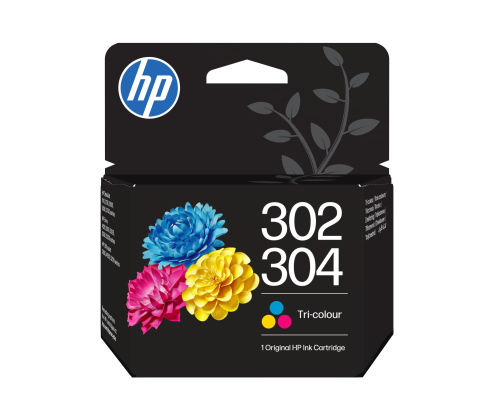 HP Cartucho de Tinta Original 302/304 tricolor