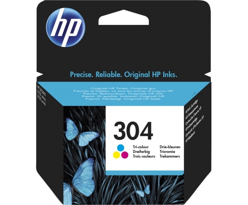 HP Cartucho de tinta Original 304 tricolor