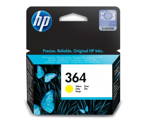 HP Cartucho de tinta original 364 amarillo