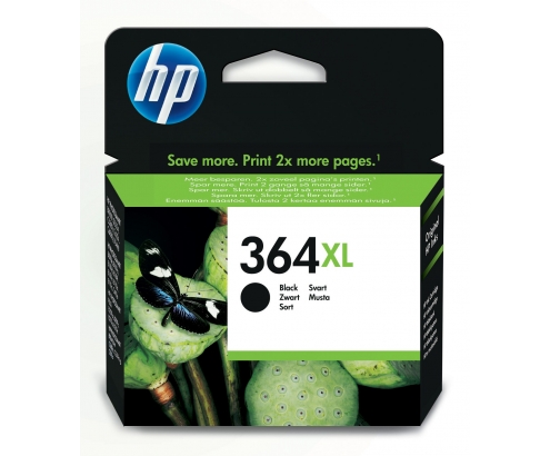 HP Cartucho de tinta original 364XL de alta capacidad negro