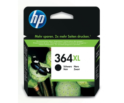 HP Cartucho de tinta original 364XL de alta capacidad negro