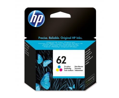 HP Cartucho de tinta original 62 tricolor