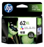 HP Cartucho de tinta original 62XL de alta capacidad tricolor