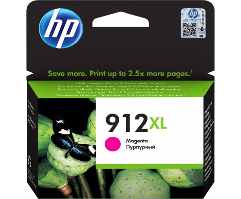 HP Cartucho de tinta Original 912XL magenta de alta capacidad