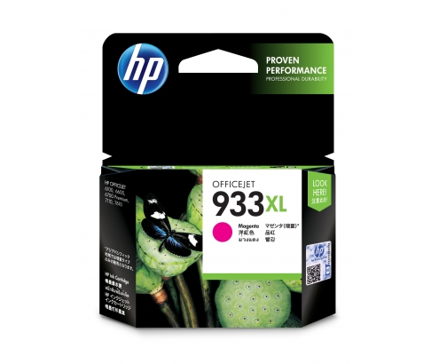 HP Cartucho de tinta original 933XL de alta capacidad magenta