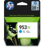 HP Cartucho de tinta Original 953XL de alto rendimiento cian