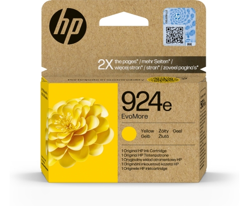 HP 924e Cartucho de Tinta Original EvoMore amarilla