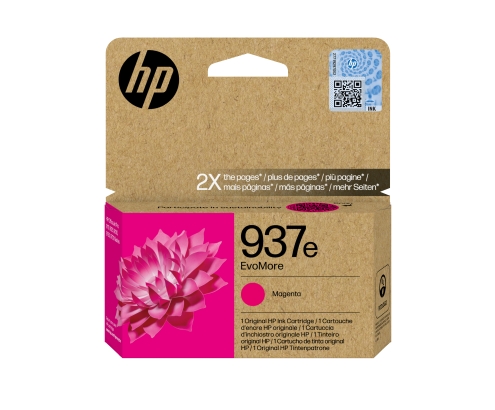 HP Cartucho de Tinta Original EvoMore 937e magenta