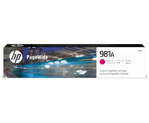 HP Cartucho original PageWide 981A magenta