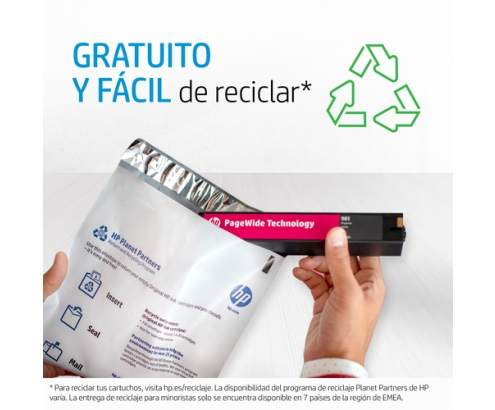 HP Cartucho original PageWide 981A magenta