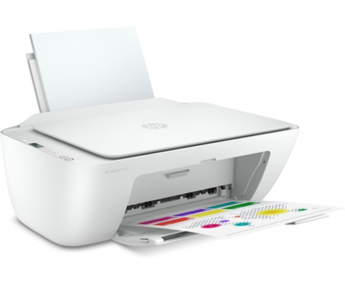 HP DeskJet Impresora multifunción 2710e, Color, Impresora para Hogar, Impresión, copia, escáner, Conexión inalámbrica; Compatible con Instant Ink