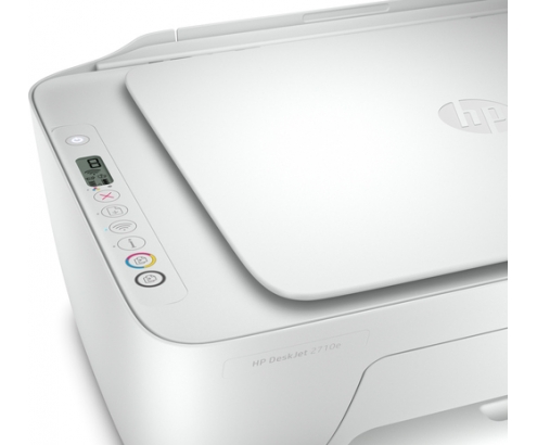 HP DeskJet Impresora multifunción 2710e, Color, Impresora para Hogar, Impresión, copia, escáner, Conexión inalámbrica; Compatible con Instant Ink