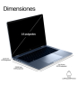 HP EliteBook X Flip G2i 14 inch Notebook Next Gen AI PC Wolf Pro Security Edition Copilot+ PC Intel Core Ultra 5 325 Híbrido (2-en-1) 35,6 cm (14