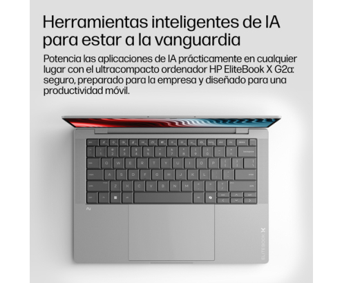 HP EliteBook X G2a 14 inch Notebook Next Gen AI PC Wolf Pro Security Edition Copilot+ PC AMD Ryzen AI 5 Portátil 35,6 cm (14