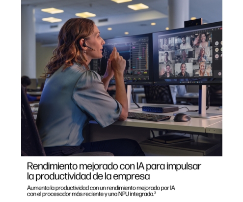 HP EliteDesk 8 Mini G1i Desktop AI PC Intel Core Ultra 5 235 16 GB DDR5-SDRAM Windows 11 Pro Mini PC