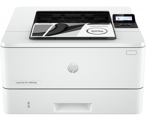 HP LaserJet Pro Impresora 4002dw, Estampado, Impresión a doble cara; Velocidades rápidas de salida de la primera página; Tamaño compacto; Energét