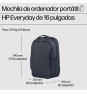 HP Mochila para portátil Everyday de 16 pulgadas