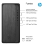 HP OmniDesk Desktop M02-0025ns PC AMD Ryzen™ 5 8500G 16 GB DDR5-SDRAM 1 TB SSD Windows 11 Home Torre AI PC Negro, Gris