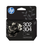HP Paquete combinado de 2 cartuchos de tinta negra/tricolor 302/304