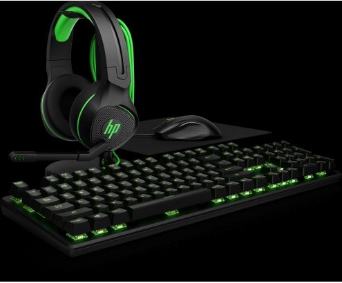 Hp Pavilion Gaming 400 Auriculares diadema conector de 3.5mm negro verde
