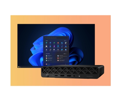 HP ProDesk 4 Mini G1i Desktop AI PC Intel Core Ultra 5 16 GB DDR5-SDRAM Windows 11 Pro Mini PC
