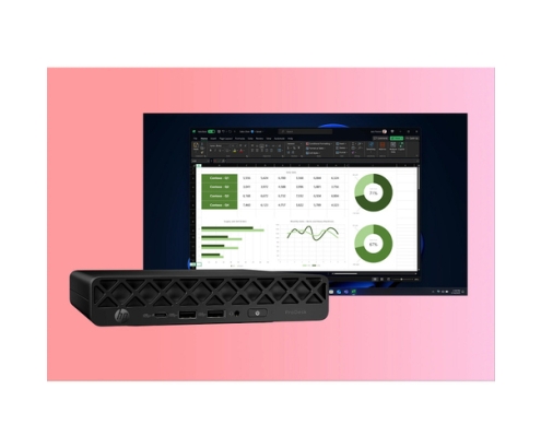 HP ProDesk 4 Mini G1i Desktop AI PC Intel Core Ultra 7 265T 16 GB DDR5-SDRAM 512 GB SSD Windows 11 Pro Mini PC