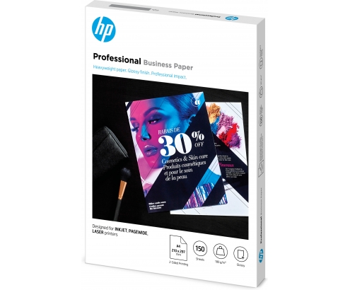 HP Professional Multi-use Glossy FSC Papers 180 gsm-150 sht/A4/210 x 297 mm papel para impresora de inyección de tinta A4 210x297 mm Brillo 150 hoja