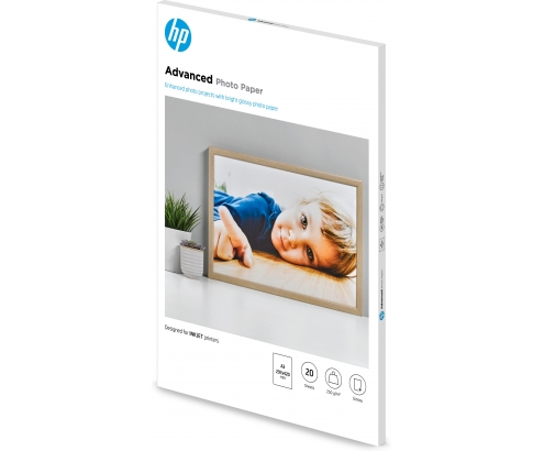 HP Q8697A papel fotográfico A3 De alto brillo