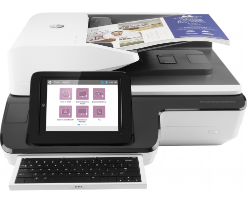 HP Scanjet Enterprise Flow N9120 fn2 Escáner de superficie plana y alimentador automático de documentos (ADF) 600 x 600 DPI A3 Negro, Blanco