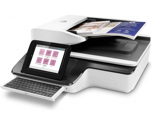 HP Scanjet Enterprise Flow N9120 fn2 Escáner de superficie plana y alimentador automático de documentos (ADF) 600 x 600 DPI A3 Negro, Blanco