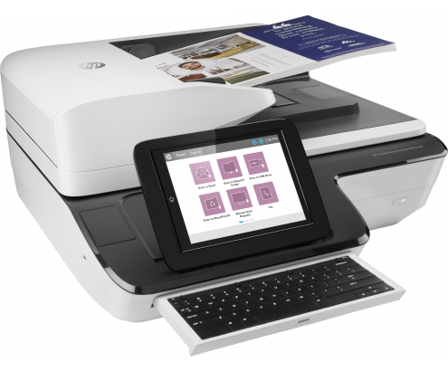 HP Scanjet Enterprise Flow N9120 fn2 Escáner de superficie plana y alimentador automático de documentos (ADF) 600 x 600 DPI A3 Negro, Blanco