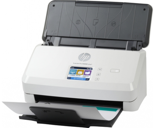 HP Scanjet Pro N4000 snw1 Sheet-feed Scanner Escáner alimentado con hojas 600 x 600 DPI A4 Negro, Blanco