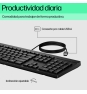 HP Teclado con cable USB 125 G2