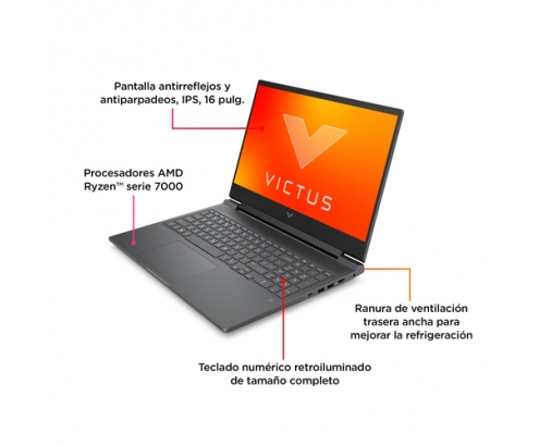 HP Victus Gaming Laptop 16-r0035ns Portátil 40,9 cm (16.1