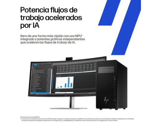 HP Z2 Tower G1i Workstation Desktop PC Wolf Pro Security Edition Intel Core Ultra 7 265 48 GB DDR5-SDRAM 1 TB SSD NVIDIA RTX A1000 Windows 11 Pro Torr