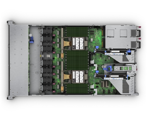 HPE ProLiant DL360 Gen11 4510 2.4GHz 12c 1P 2x32GB-R 8SFF MR408i-o 2x480GB SSD 2x1000W PS EU Server