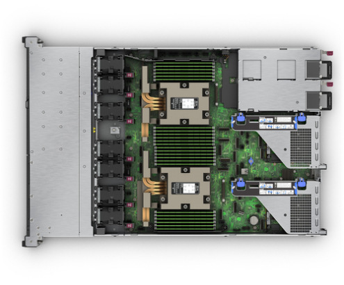 HPE ProLiant DL365 Gen11 9224 2.5GHz 24c 64GB-R 8SFF MR408i-o 2x480GB SATA SSD 2x1000W PS EU Server