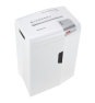 HSM X10 triturador de papel Corte en partículas 58 dB 22 cm Plata, Blanco