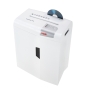 HSM X10 triturador de papel Corte en partículas 58 dB 22 cm Plata, Blanco