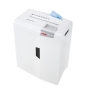 HSM X10 triturador de papel Corte en partículas 58 dB 22 cm Plata, Blanco