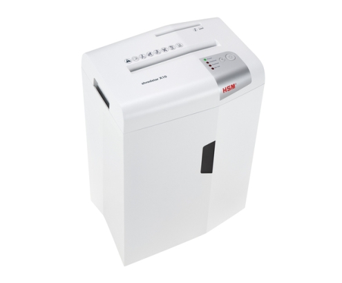 HSM X10 triturador de papel Corte en partículas 58 dB 22 cm Plata, Blanco