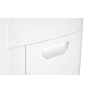HSM X13 triturador de papel Corte en partículas 57 dB 4 mm Plata, Blanco
