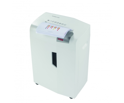 HSM X15 triturador de papel Corte en partículas 57 dB 23 cm Plata, Blanco