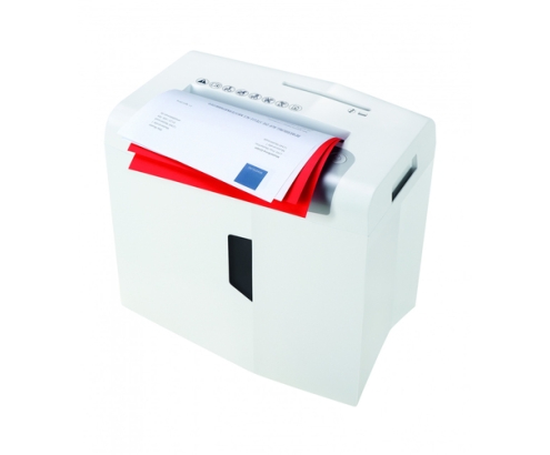 HSM X5 triturador de papel Corte en partículas 58 dB 22 cm Plata, Blanco