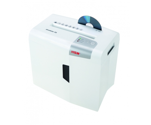 HSM X5 triturador de papel Corte en partículas 58 dB 22 cm Plata, Blanco