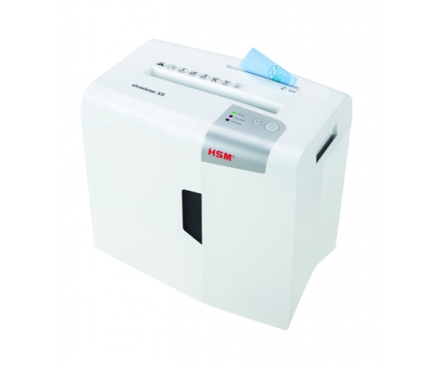HSM X5 triturador de papel Corte en partículas 58 dB 22 cm Plata, Blanco