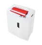 HSM X6pro triturador de papel Corte en partículas 58 dB 22 cm Plata, Blanco