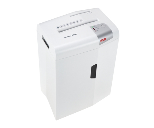 HSM X6pro triturador de papel Corte en partículas 58 dB 22 cm Plata, Blanco