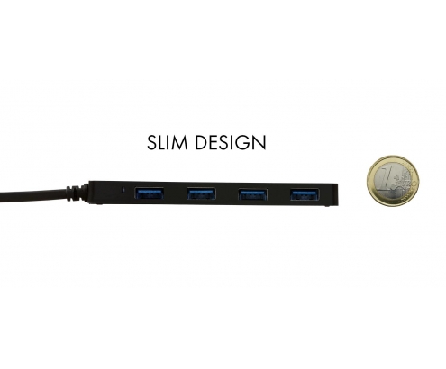 Hub i-tec Advance USB-C Slim Passive HUB 4 Port C31HUB404