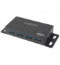 HUB LOGILINK 4 PUERTOS USB 3.0 NEGRO UA0149 